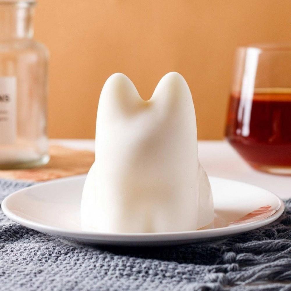 3D Shape Silicone Cat Mold Reusable Jelly Bowl Durable Cake Mold Kitchen Use