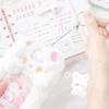 Kawaii плюшевый держатель для карт, модный милый мультяшный кролик, щенок, стиль Kpop Idol, держатель для фотокарт, брелок, милый органайзер для автобусной карты, ID-карты