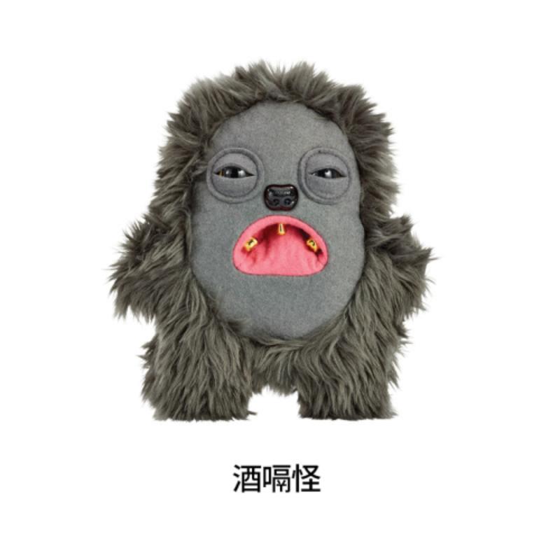 Teeth Monster Plush Doll Gold Rush Series Funk Teeth Treasure Ugly Monster Collectible Toys Holiday Birthday Gifts