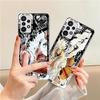 Прозрачный чехол-бампер One Piece Крутой Луффи для Samsung Galaxy A32 A50 A21s A12 A72 A31 A52 A51 A16 A17 A71 A52s