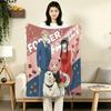 1PC Spy Family Patterned Flannel Blanket Suitable For All Seasons For Home Decor Warmth And Comfort Gifts Holiday Present