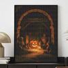 Halloween diamond painting kit glowing pumpkin archway handmade diy painting home decoration painting