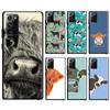 Милый чехол Highland Cow для Samsung Galaxy S20 FE S22 S21 Ultra Note 20 Note 10 S8 S9 S10 Plus Чехол для телефона