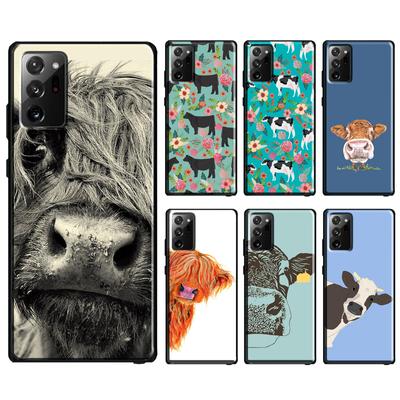 Милый чехол Highland Cow для Samsung Galaxy S20 FE S22 S21 Ultra Note 20 Note 10 S8 S9 S10 Plus Чехол для телефона