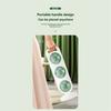 Triple Turbine USB Desk Fan with Silent Operation, 3-Speed High-Wind Cooling, White & Green