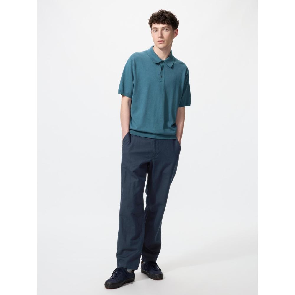 Uniqlo Японские льняные легкие брюки