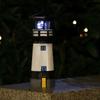 Lighthouse Shape Solar LED Light Garden Fence Yard Outdoor Adornment Smart Sensor Beacon Rotating Lamp Solar Light Decor
