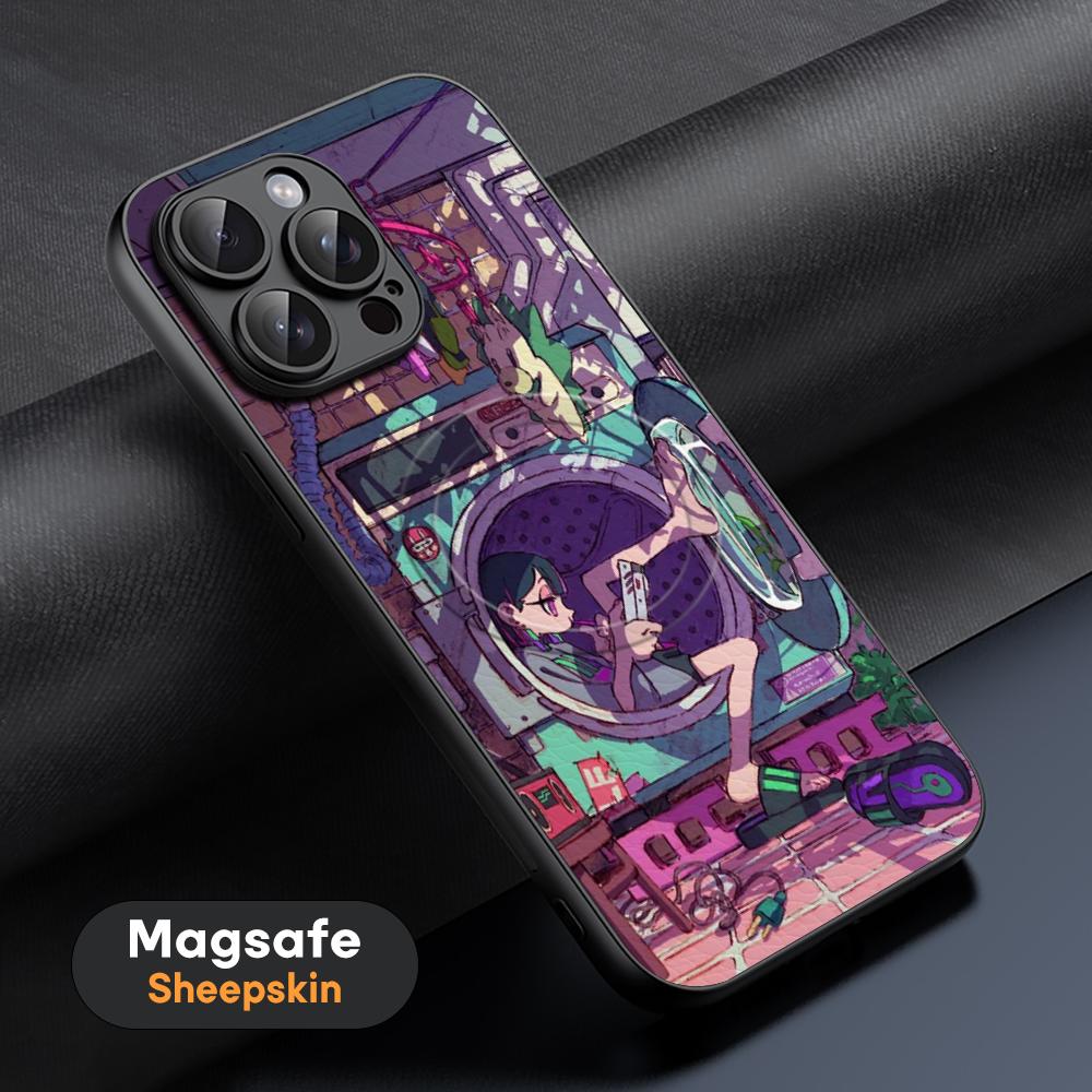 Zutomayo anime singer pattern design Phone Case For iPhone 17 16 15 14 13 12 11 Plus Pro Max High-end Luxury Magsafe Sheepskin