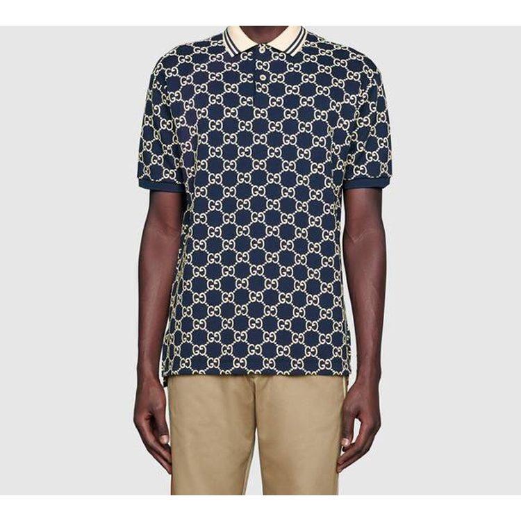 Gucci Мужская рубашка-поло Lido Синяя 598956-XJB0U-4115