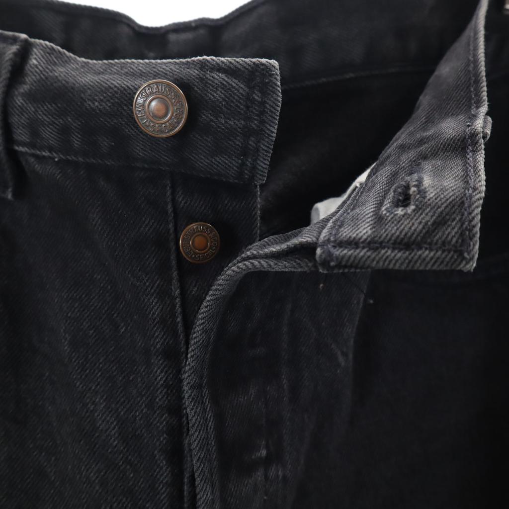 Levi's 90-е 501 Сделано в США Прямые джинсы W29 черные джинсы Мужские Б/у