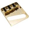 Wilkinson WTB Telecaster Bridge with String Length Brass Gold TL-Type Compensation, 3-Way Saddles,