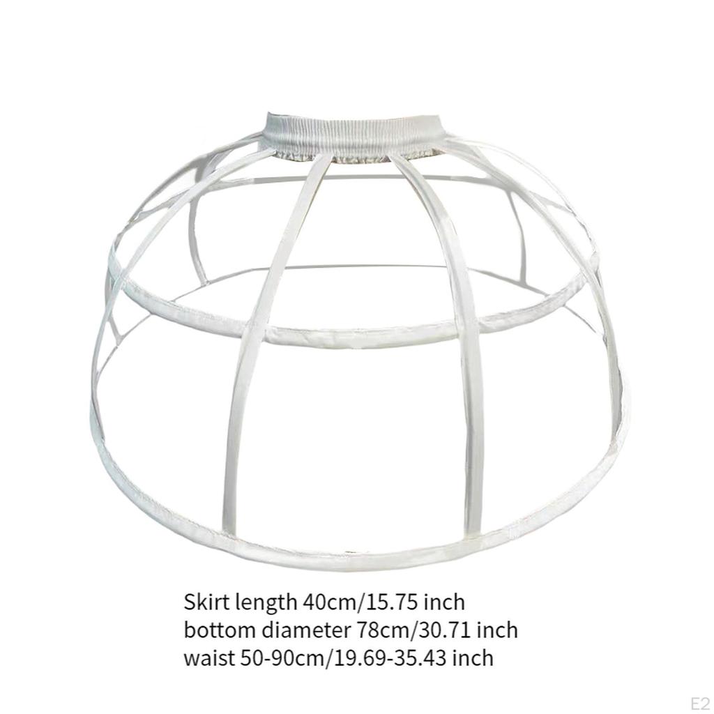 Women's Crinoline Underskirt Lolita Wedding Bridal Slip for Gown Prom