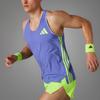 Adidas Adizero Running Tank Top Мужские топы Синий IW6635