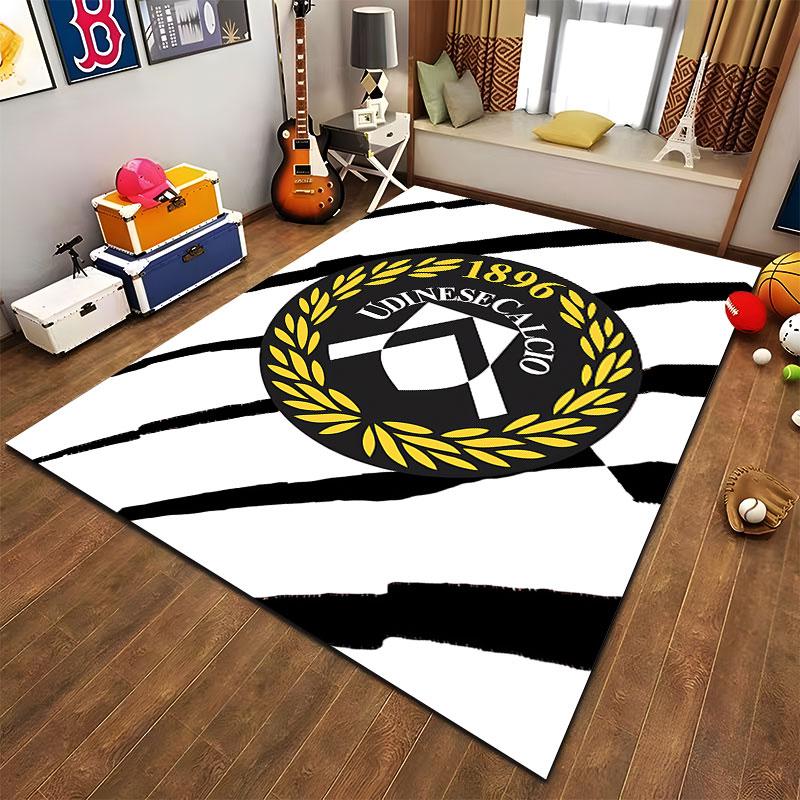 Udinese Calcio Logo Carpet suitable as a non-slip mat for the living room or bedroom sofa