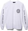 ФУТБОЛКА EMBLEM с длинным рукавом оверсайз NYN-JEWELRY L/S Мужская футболка, (L, БЕЛЫЙ)
