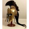 Great King Leonidas Black Helmet - Authentic Sparta 300 Movie Replica - Medieval 18 Gauge Steel Design for Collectors and Costume Enthusiasts