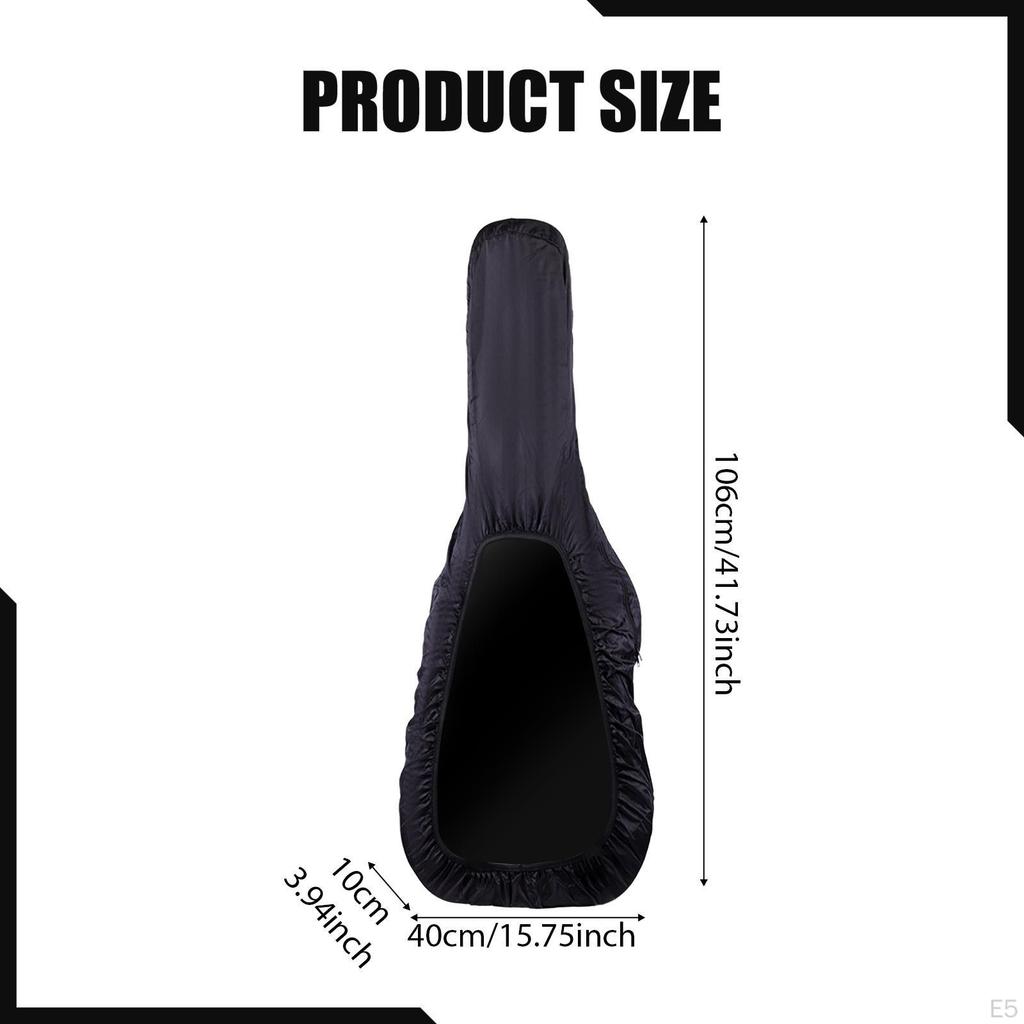 Guitar Backpack Dustcover Replaces Dustproof Nylon Reusable Water Resistant for Travel Show