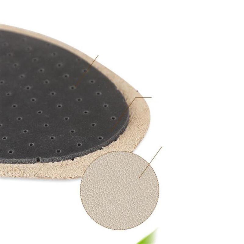 1 пара кожаных ортопедических стелек для поддержки свода стопы для женской обуви, массажные подушки для высокого каблука, вкладыши для обуви