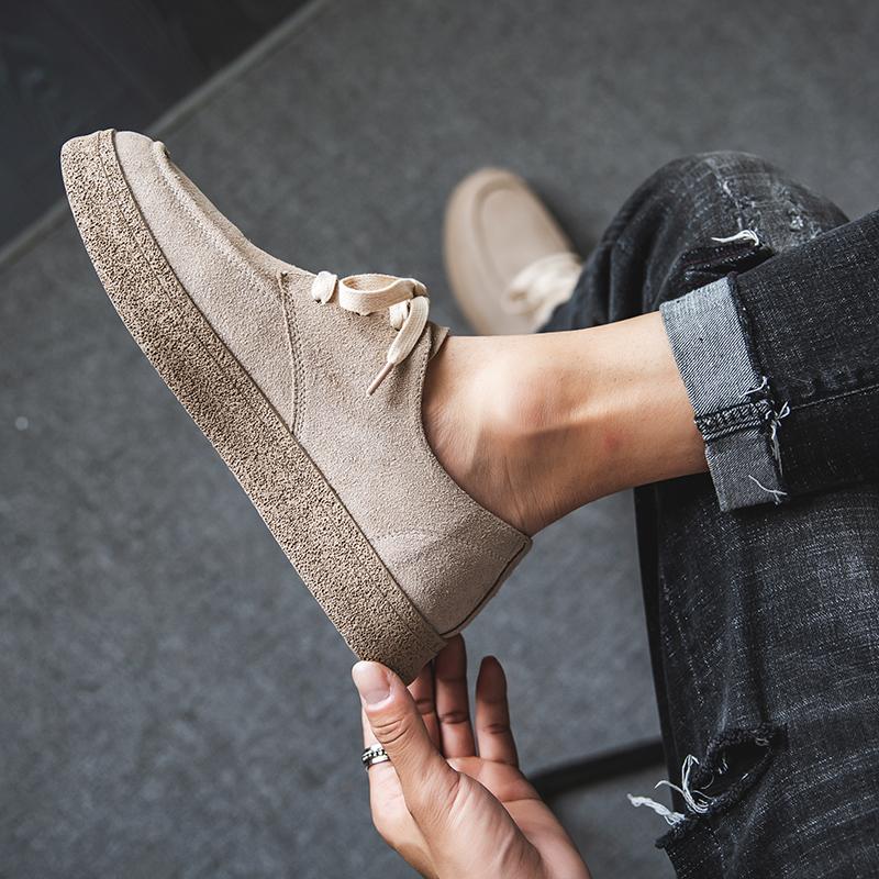 Модные мужские повседневные туфли в британском стиле. Трендовая деловая брендовая мужская обувь. Кроссовки. Удобная черная универсальная обувь.