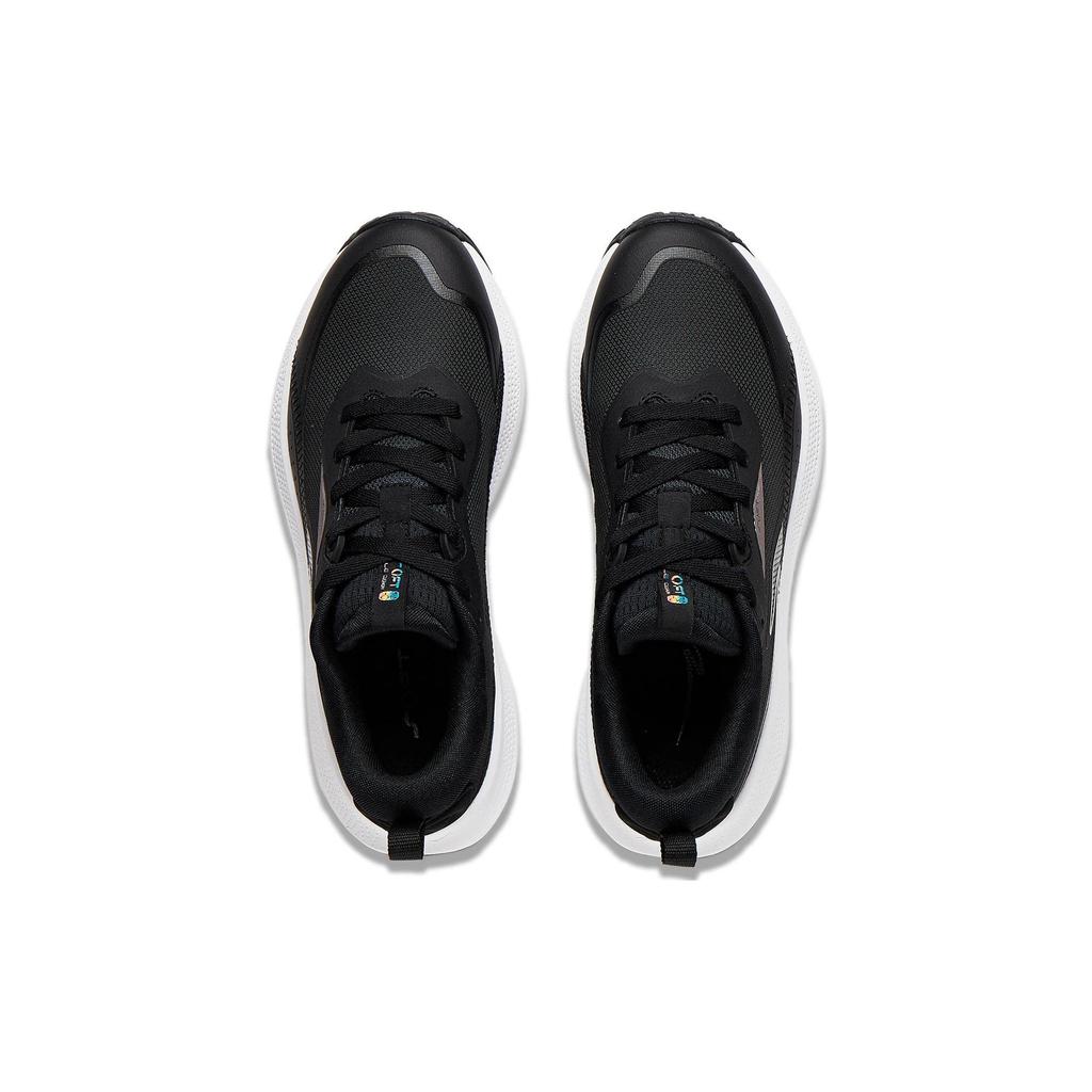 Li-Ning Soft Go Comfortable Versatile Non-Slip Wear-Resistant Low-Top Casual Shoes Women Sneakers Black AGLT180-1