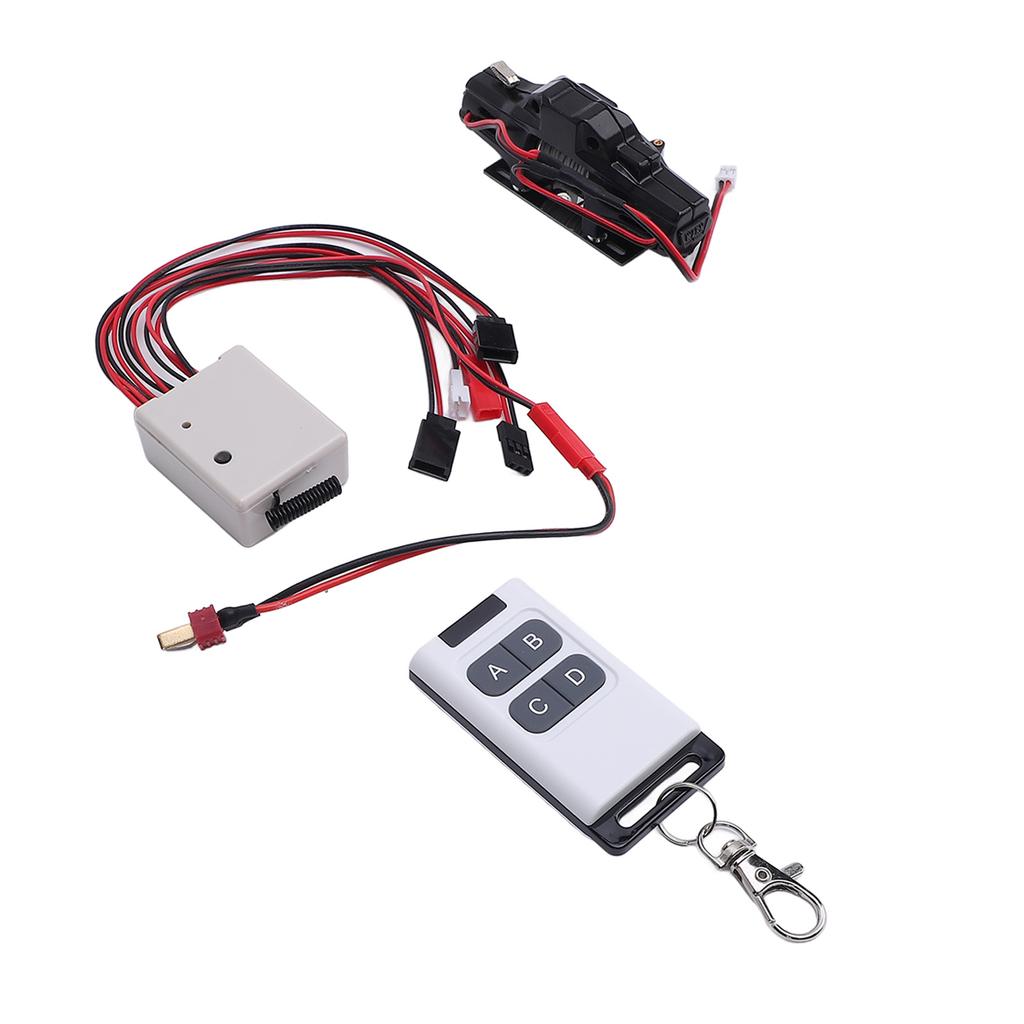 Лебедка для радиоуправляемой машины с пультом дистанционного управления из алюминиевого сплава с адаптером T-разъема 12 фунтов до 15 фунтов Нагрузка RC Лебедка Con