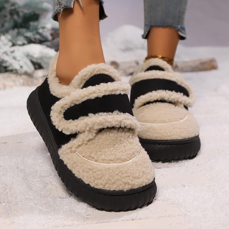 Женские ботильоны на платформе с мехом, кроссовки для бега, зимние трендовые мюли 2025 года, повседневные короткие плюшевые теплые зимние ботинки женские