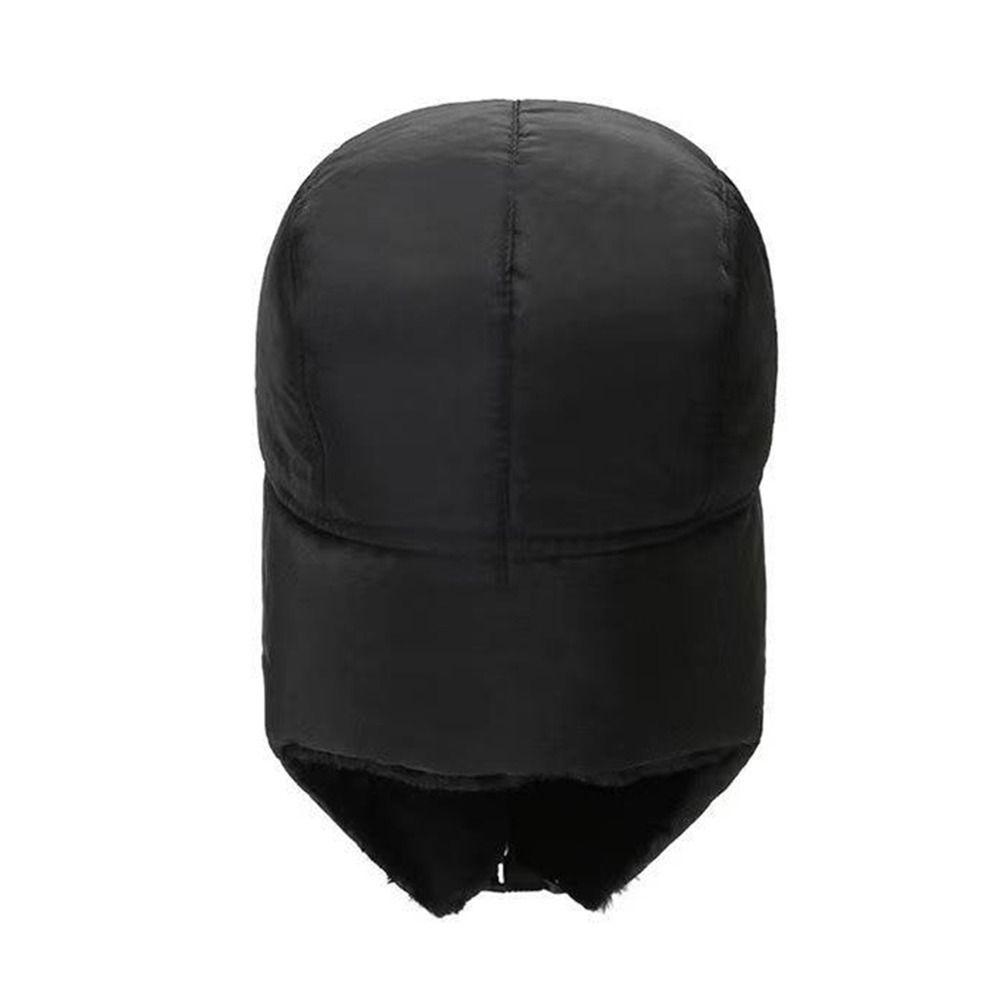 Warm Beanie Russian Caps Plush Winter Hat Outdoors Bomber Hat for Men Women