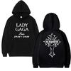 Singer Lady Gaga MAYHEM Album Double Sided Print Sweatshirt Men Women Harajuku Vintage Hoodie Unisex Fleece Long Sleeve Pullover