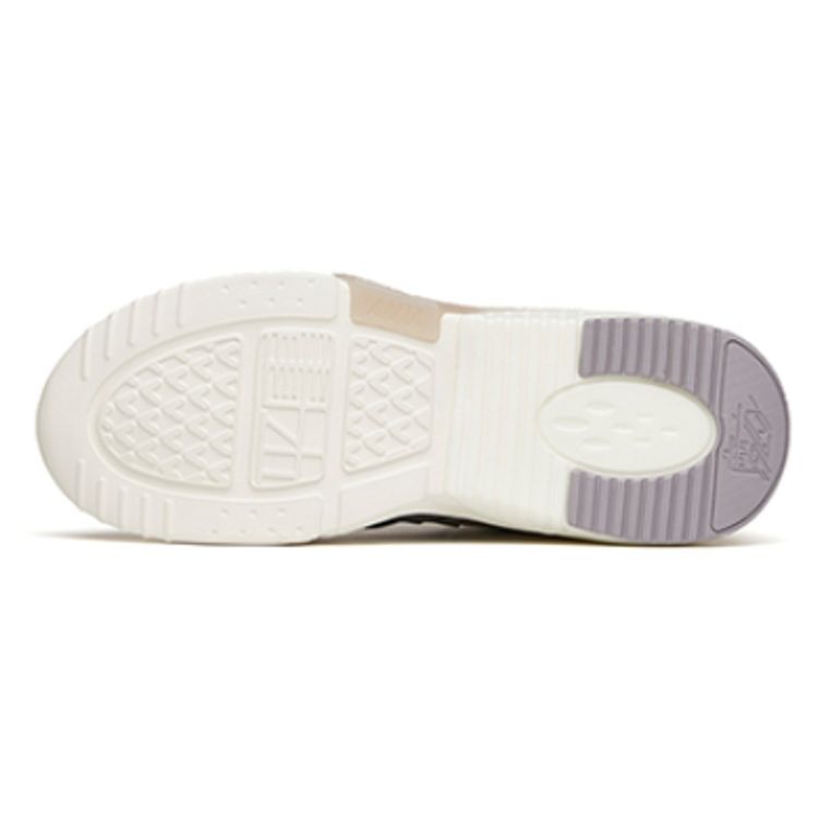 Anta Magic Cube противоскользящие прочные низкие папины туфли женские кроссовки белые серые 122148808-6