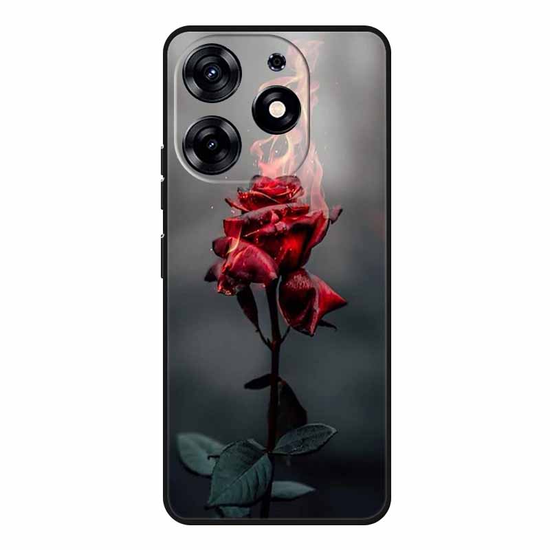 Милые Животные Мягкий Силиконовый TPU Чехол для Телефона Tecno Spark 20 Pro - Легкий и Ударопоглощающий Защитный Задний Чехол