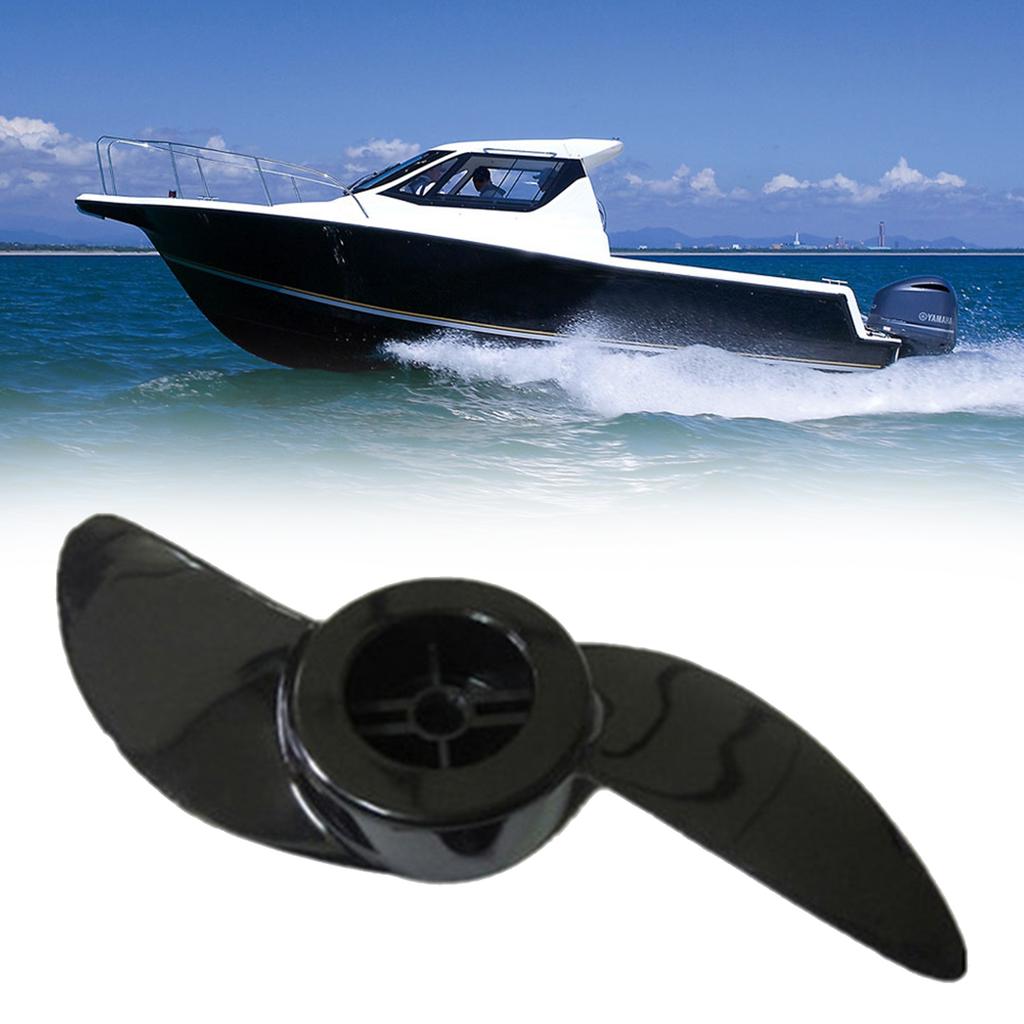 2 Blades Boat Propeller Outboard Motor Propeller Electric Trolling Motor Outboard Propeller for 32lb 46lb 40lb