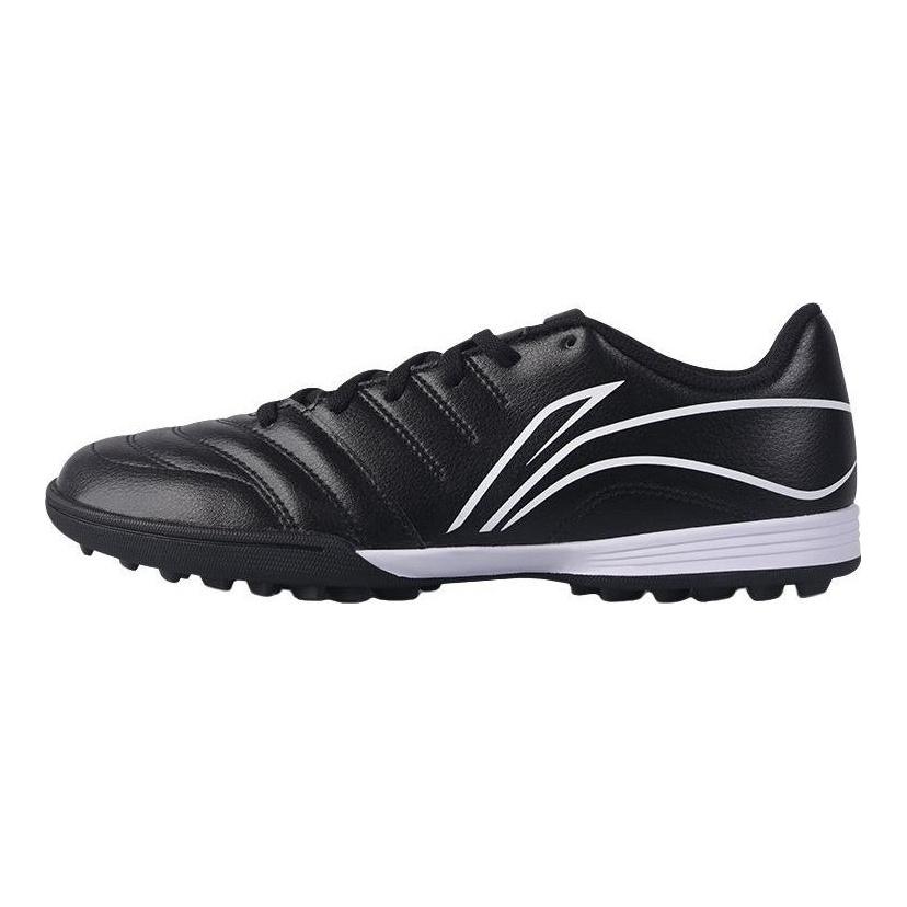 Li Ning TF Искусственный газон для поля с искусственным покрытием Амортизация Скольжение Устойчивость Покрытие Футбольные бутсы Мужские Черно-белые TSTU039-1