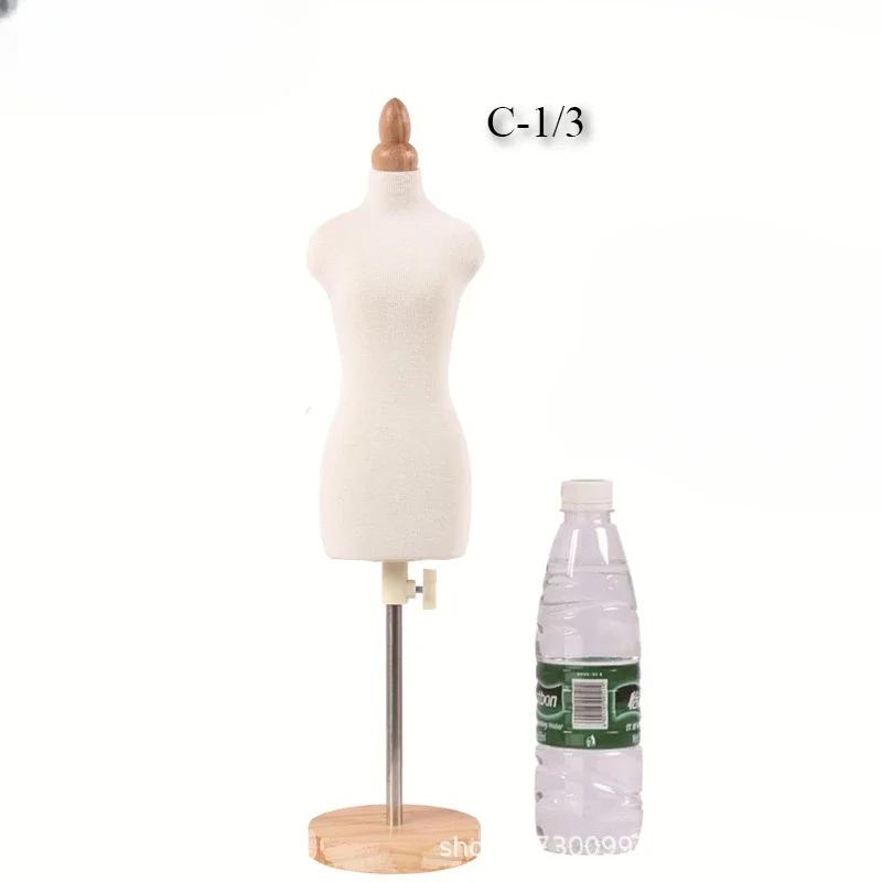 Mini Female Mannequin for 1/2 1/3 1/4 Doll Clothing Display Stand DIY Dollhouse Miniature Ornaments Supplies