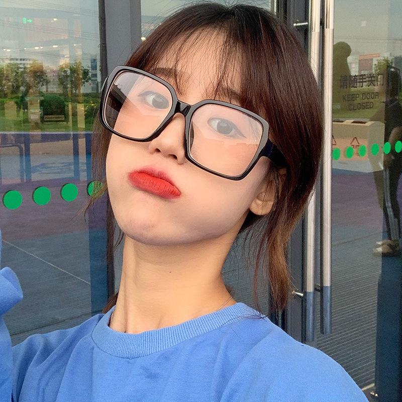 Fashion Trendy Men'S Glasses Frame Classic Square Shape Glasses Women Blue Light Blocking Female Frame Glass