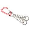 Deck  Pegs with Spirng Buckle Retractable Spring Aluminium Alloy Wind Rope  Outdoor Stak