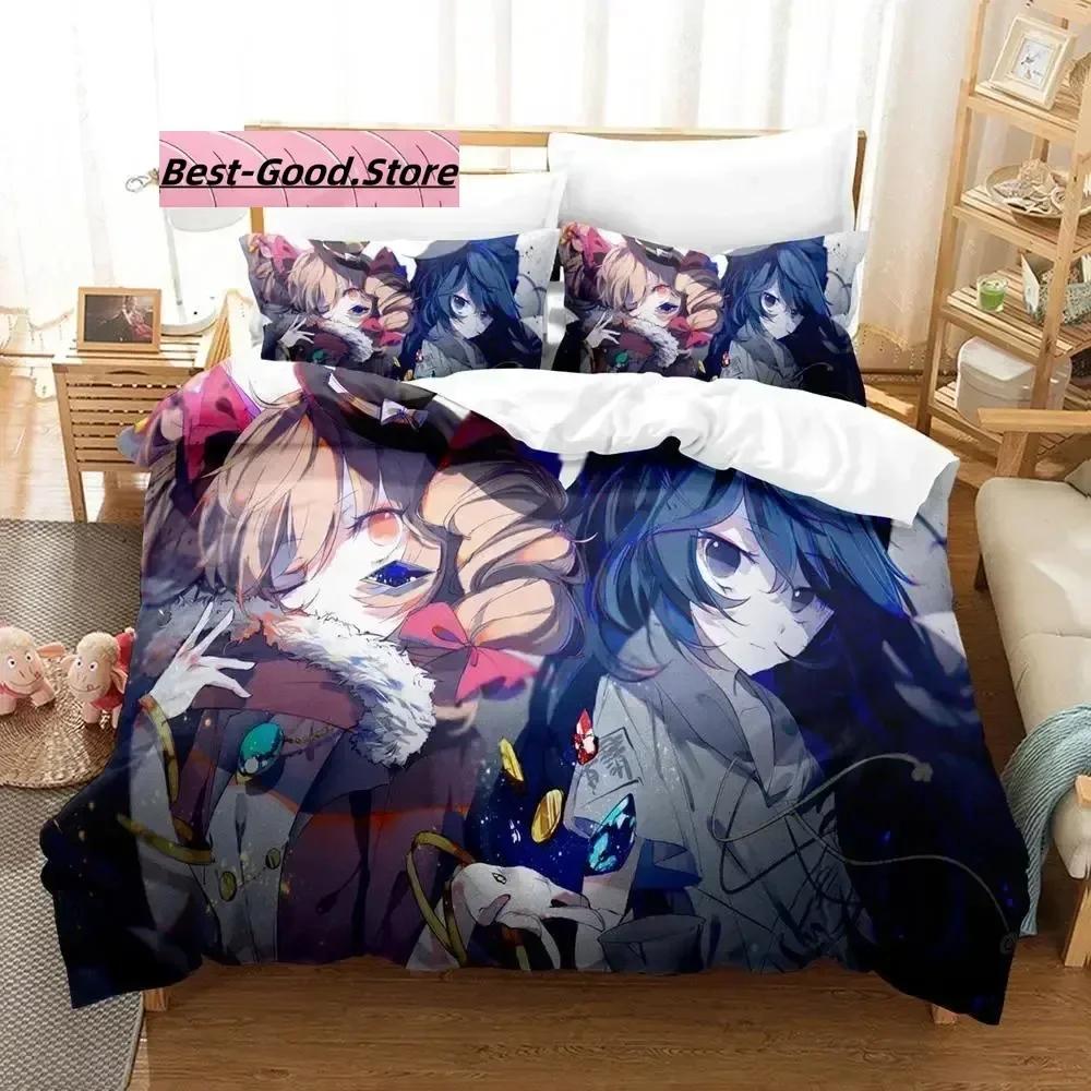 Постельное белье Touhou Project Комплект Пододеяльник Простыня Печатный Комплект Постельного Белья Наволочка Постель Полный Queen King Размер Одеяло Спальня