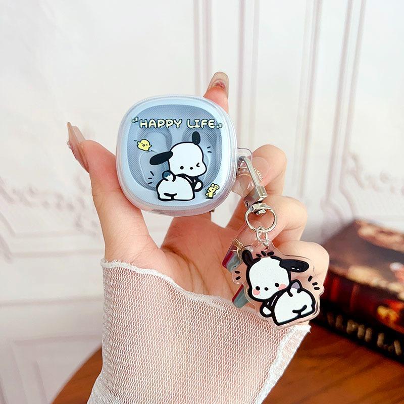 Compatible with Baseus WM0101 true wireless Bluetooth earphone protective case, earphone case, painted cartoon cute charm for girls