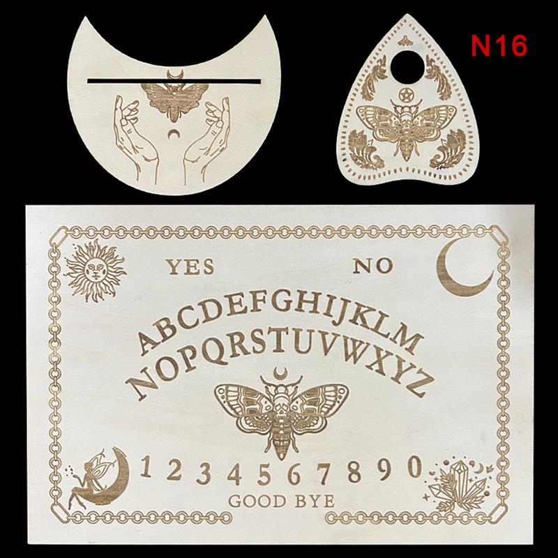 Деревянная доска для гадания с маятником, гравированная магическая доска, доска для спиритических сеансов, метафизическая доска