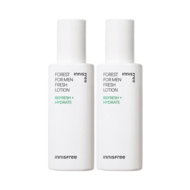 Innisfree Forest For Men Fresh Lotion 140ml | Lightweight Hydrating & Refreshing Emulsion | Korean K-Beauty Men’s Skincare Moisturizer