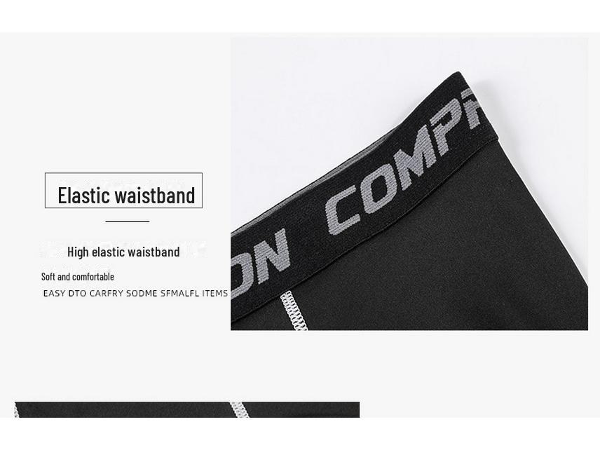 Мужские быстросохнущие компрессионные шорты для бега и велоспорта