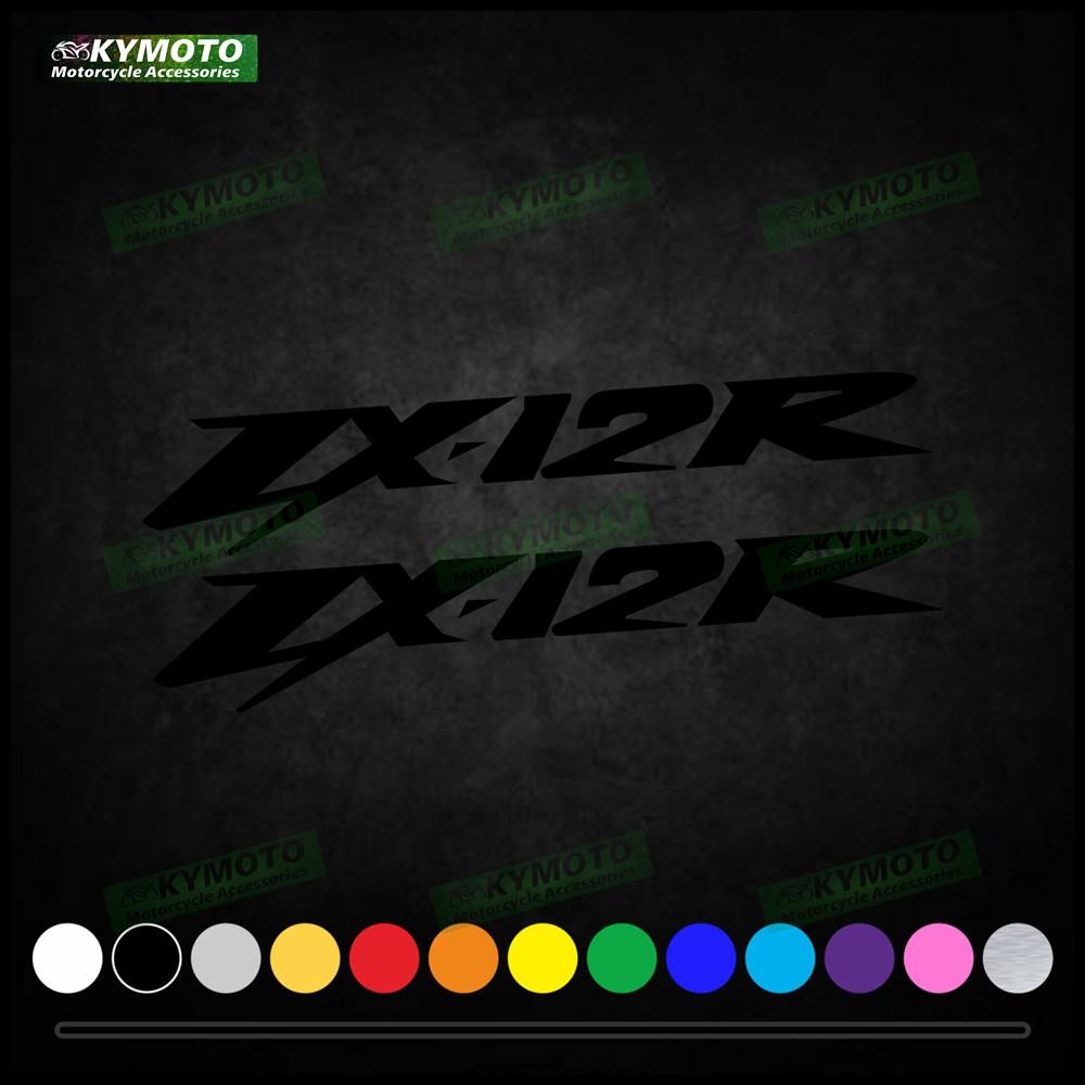 For ZX-12R ZX12R racing motorcycle accessories decals fairing decoration helmet fuel tank engine logo reflective sticker
