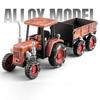 1:Игрушка Модель Ретро Шагающий Трактор Машинка Масштаб 32 Звук Свет Литой Металл Модели Сельскохозяйственной Техники Украшения для Детей