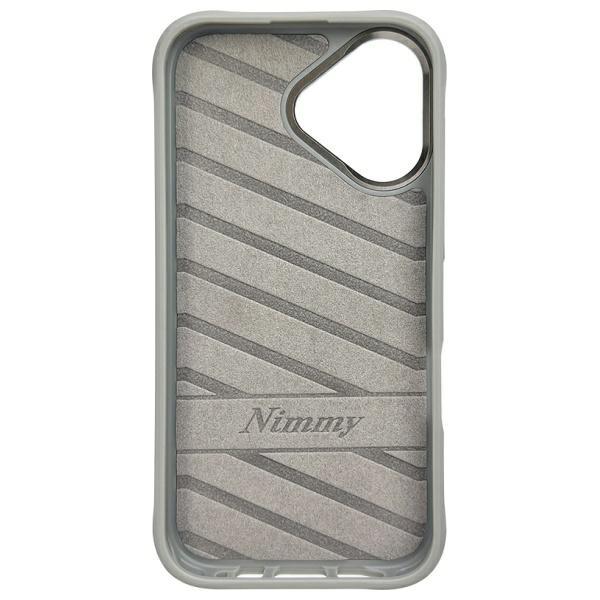Etui do iPhone 16 Nimmy Glasses Cool Dog Szare