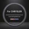 New For CHRYSLER Car Steering Wheel Cover Easy tallation Perforated Napa Leather 15Inch All Seasons Steering Wheel Protector