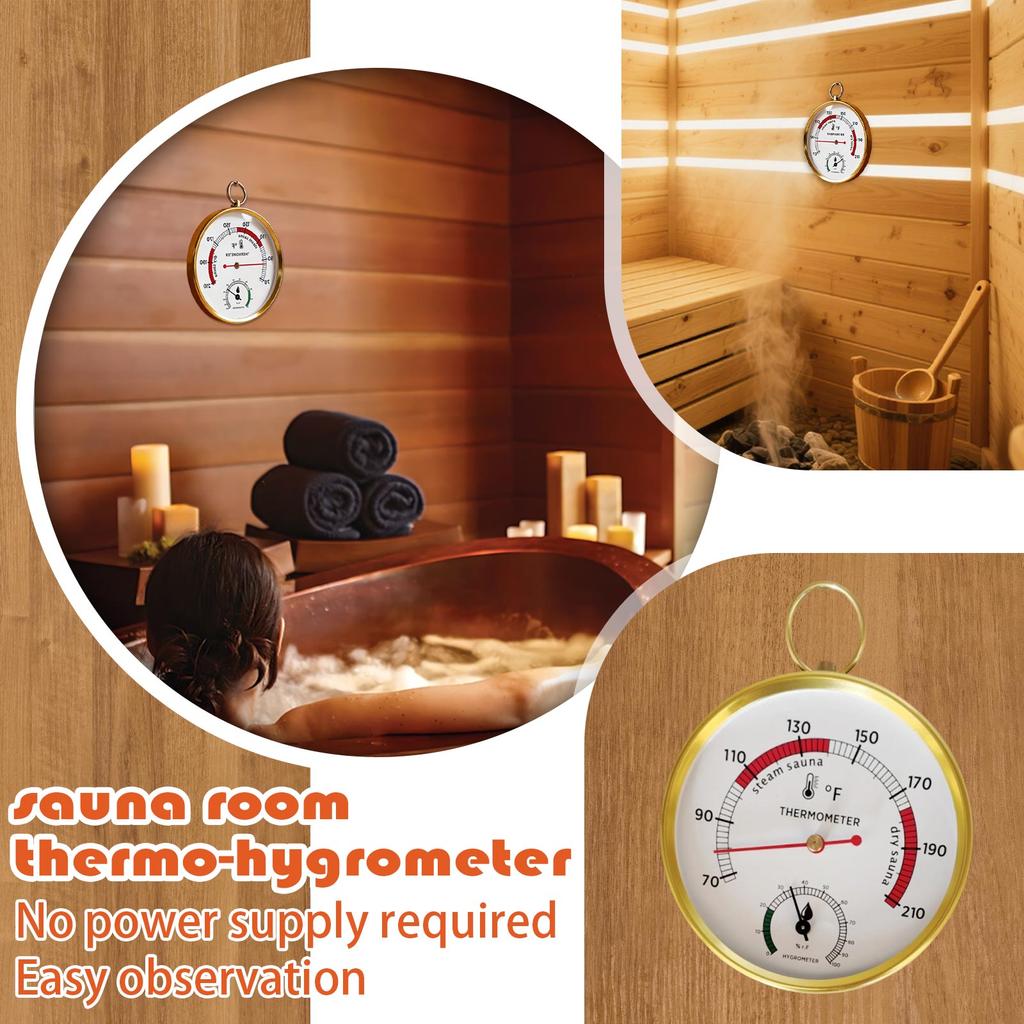 It Can Be Hung With A Thermohygrometer, Bathhouse, Steam Room, And High-temperature Resistant