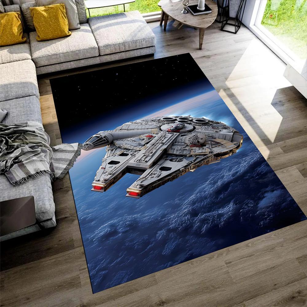 Star Wars Floor Rug Office Rug Suitable for Bedrooms Balcony Dormitory Playrooms Anti-slip Rug Decorate Offices Wedding Party Gift