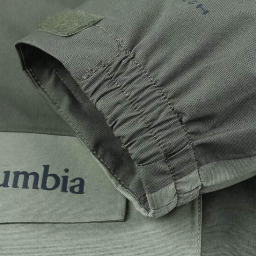 Columbia Туристическая куртка с капюшоном и молнией, color block, с длинным рукавом, для активного отдыха и скалолазания, женская, зеленая XR9429-316
