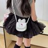 Cartoon Kids Print Mini Crossbody Bag With Bow Design For Toddlers