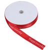Printing Satin Ribbon Personalized Christmas Xmas Ribbons for Holiday Gifts DecorationsRed