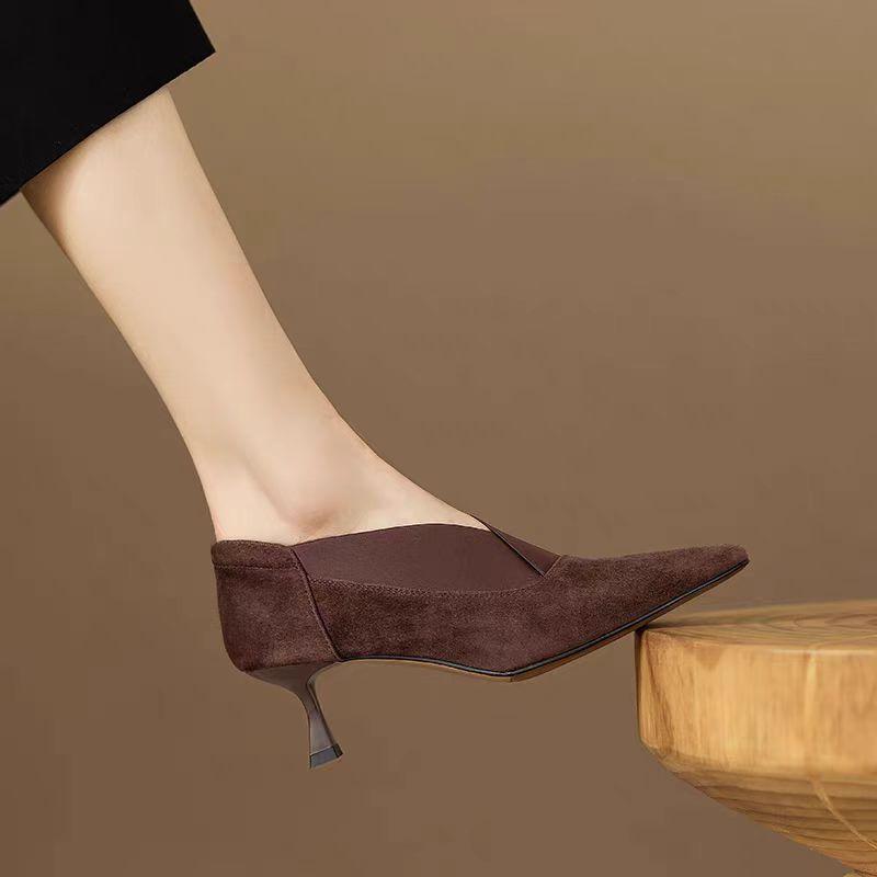 Горячая новинка весны женские туфли из овечьей замши на плоской подошве с приподнятым внутренним острым носком женские туфли-лодочки туфли для женщин мокасины